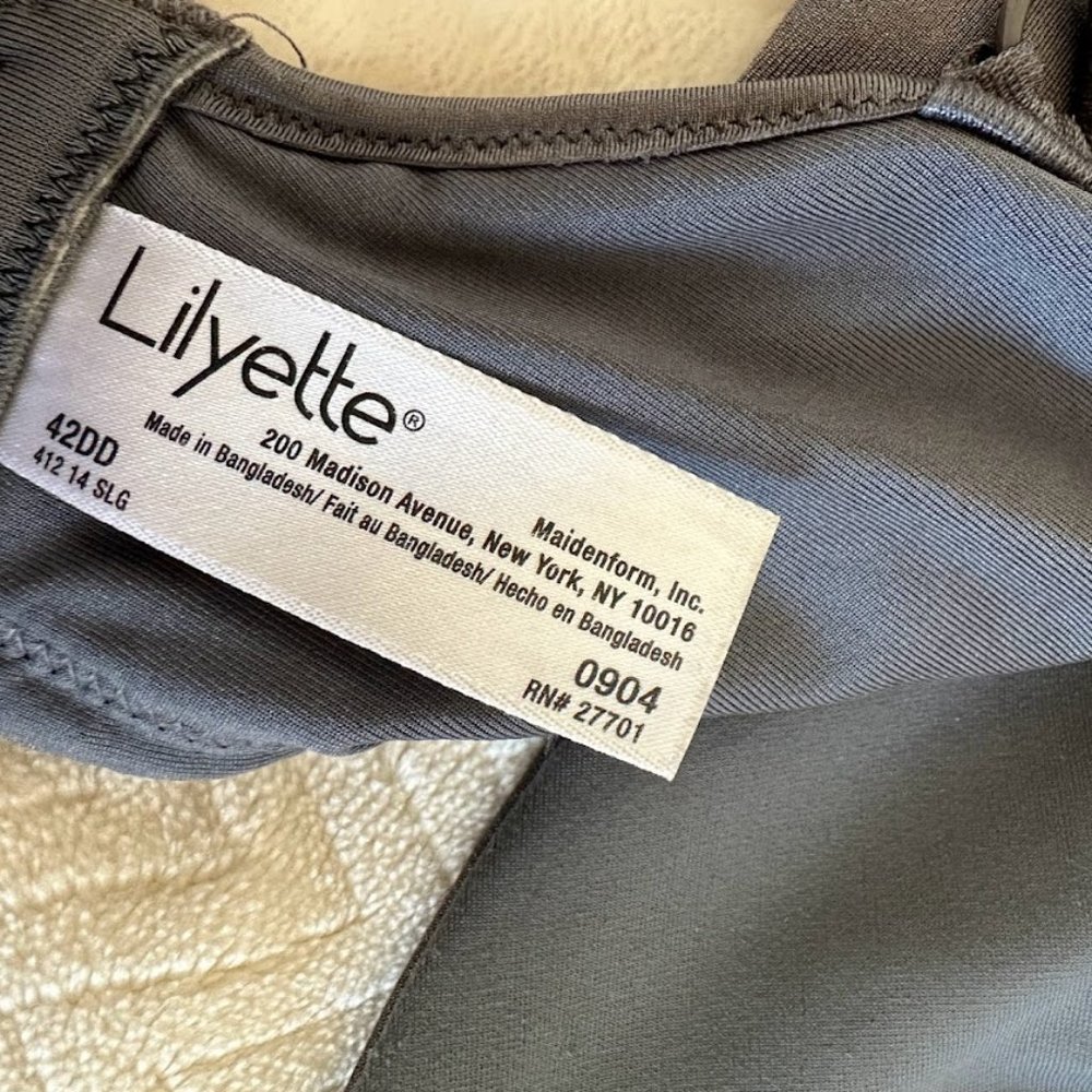 Lilyette Black Bra 42DD - Picture 4 of 5